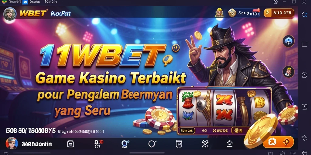 Tampilan gameplay 11WBET yang menarik di dalam aplikasi Kasino.