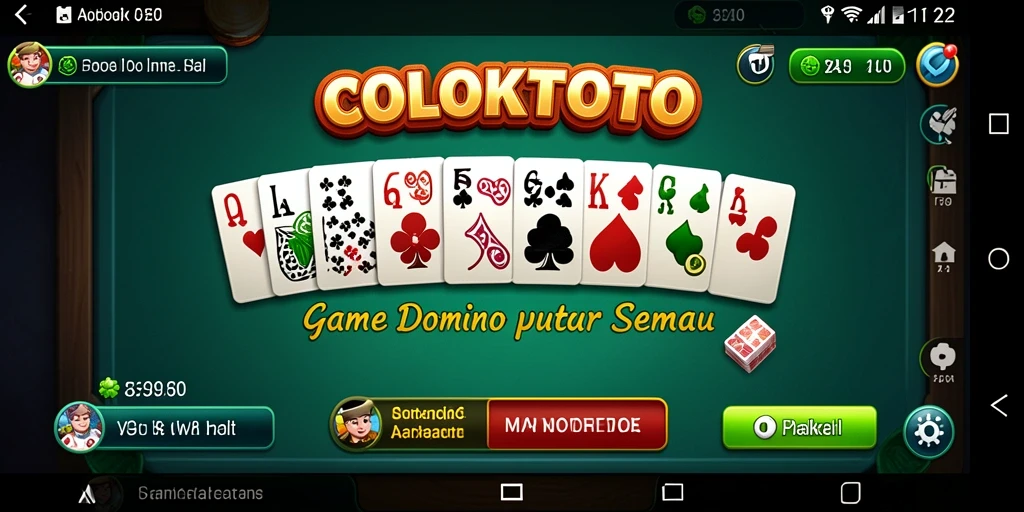 Tampilan gameplay seru di COLOKTOTO dengan teman-teman.