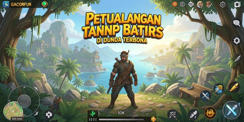 Gameplay GACORFUN yang memukau di dunia terbuka yang luas.