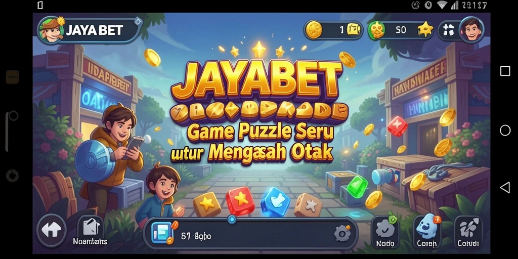 Tampilan gameplay JAYABET yang menarik dan penuh tantangan Puzzle.