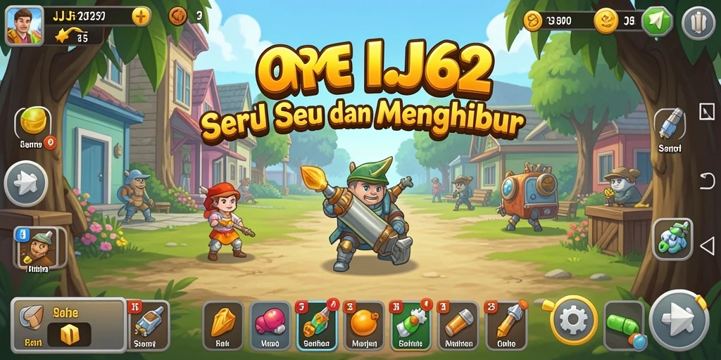 Screenshot gameplay JJ62 menampilkan aksi seru dalam game Idle.