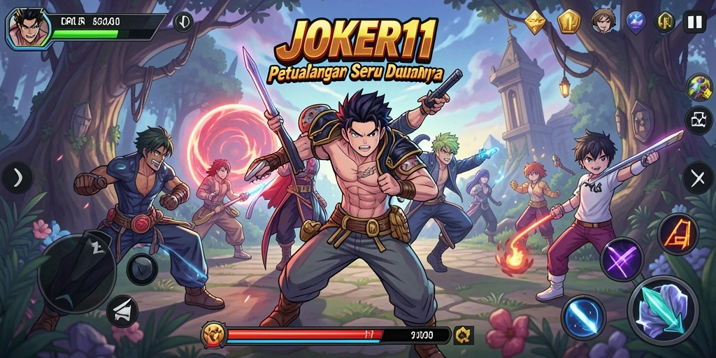 Tampilan gameplay JOKER11 yang seru dan penuh warna.