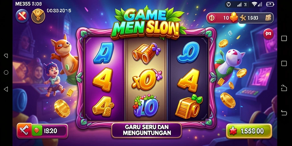 Tampilan gameplay Slot ME355 yang seru dan menarik.