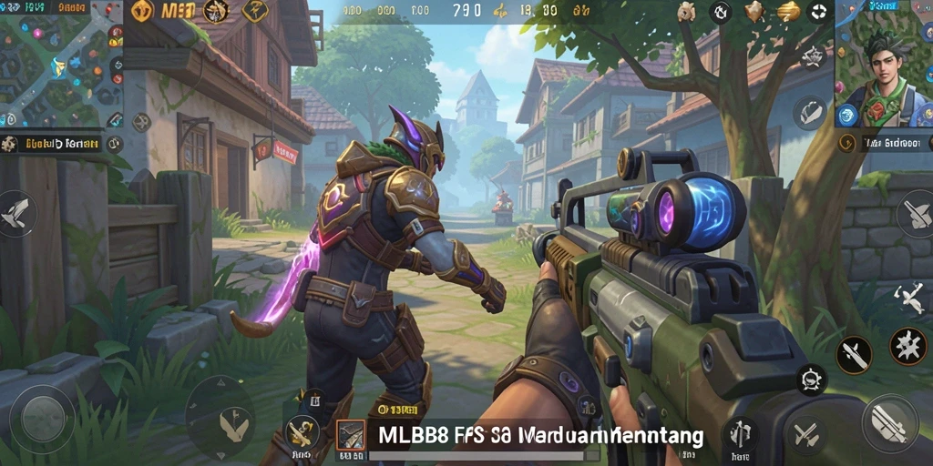Tampilan gameplay MLBB8 yang menegangkan dan seru.
