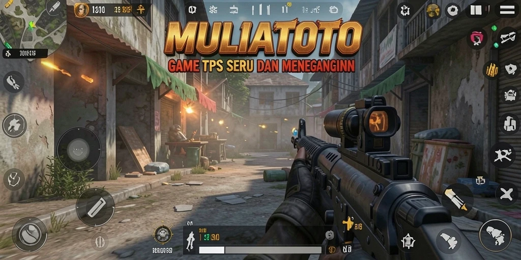 Tampilan aksi seru dalam gameplay <strong>MULIATOTO</strong> yang menegangkan.