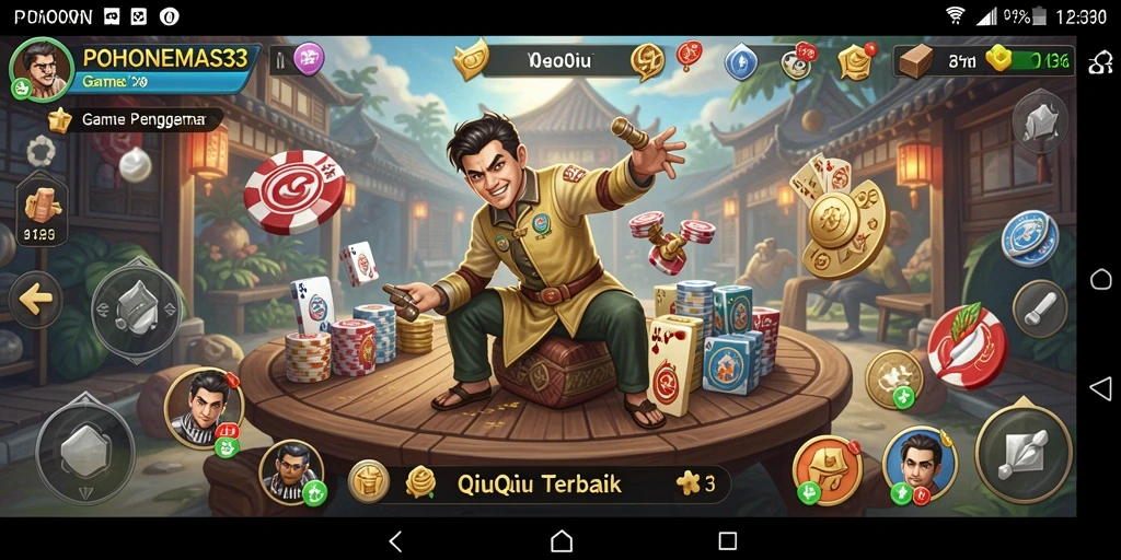 Tampilan gameplay menarik dari POHONEMAS33, mengasyikkan untuk dimainkan.