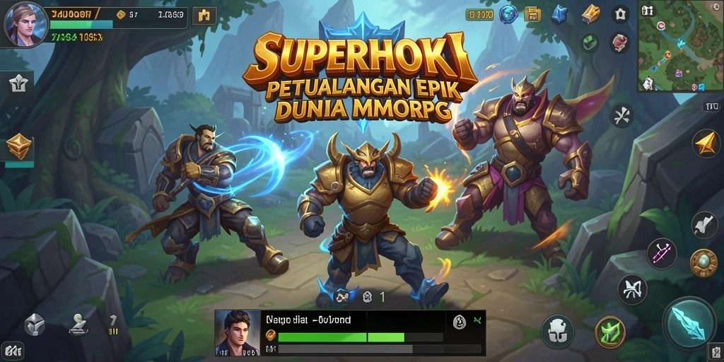 Gambaran gameplay SUPERHOKI yang seru dan menarik.